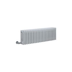 Elektrische Design Radiator Horizontaal 4 Kolommen Klassiek Wit 101 x 30cm Met Optionele WiFi-Thermostaat | Windsor