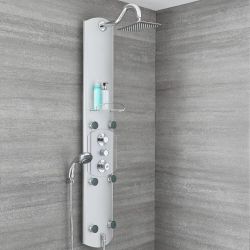Thermostatisch Douchepaneel met Planchet Hoek- en wandmontage | Arcan