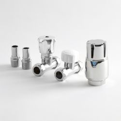 Radiatorkranen Thermostatisch Recht - Chromen | Select