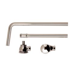 Badafvoercombinatie: Overloop en Pop-Up Afvoerplug - Nikkel