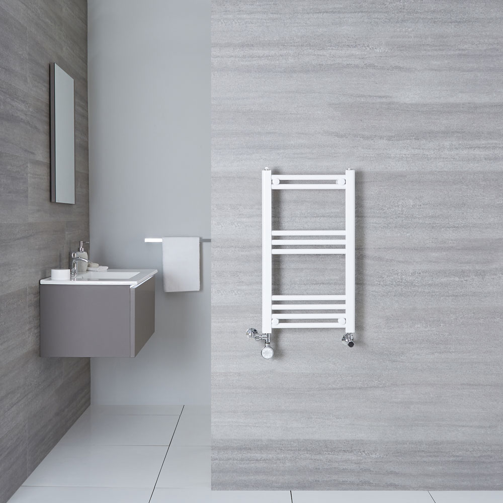 Etna Handdoekradiator Dual Fuel Wit 70cm x 40cm x 3cm 280 Watt
