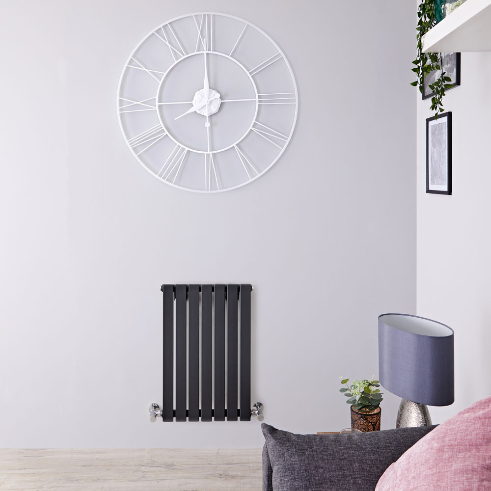 Designradiator Horizontaal Antraciet 63,5 x 42cm 421 Watt | Sloane