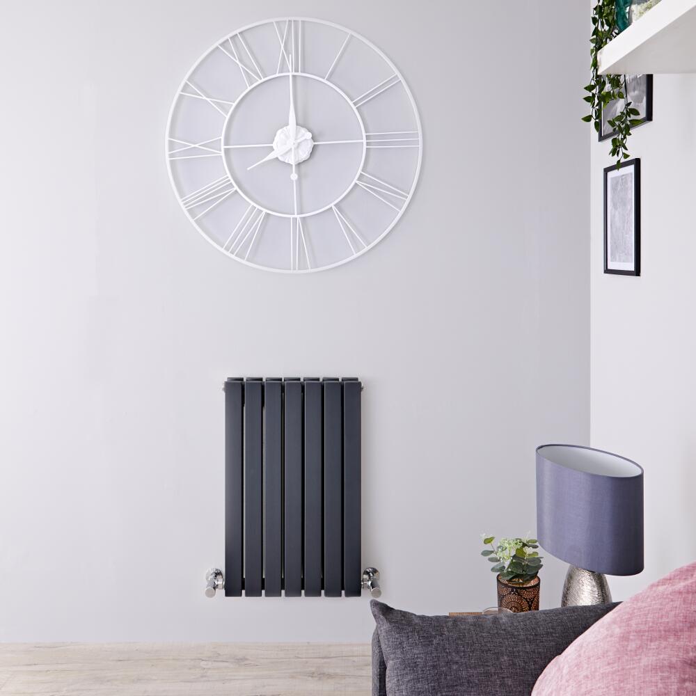 Sloane Designradiator Horizontaal Antraciet 63,5cm x 42cm x 7,1cm 653 Watt