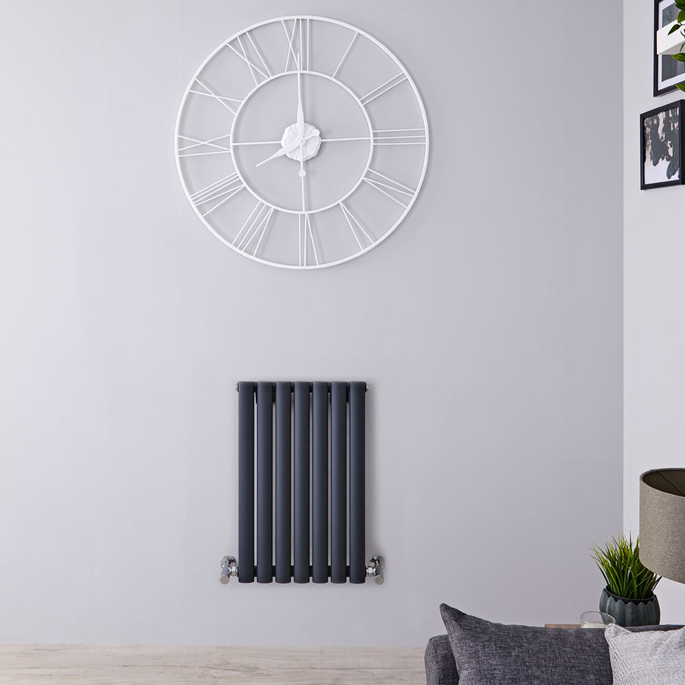Revive Designradiator Horizontaal Antraciet 63,5cm x 41,5cm x 5,5cm 418 Watt