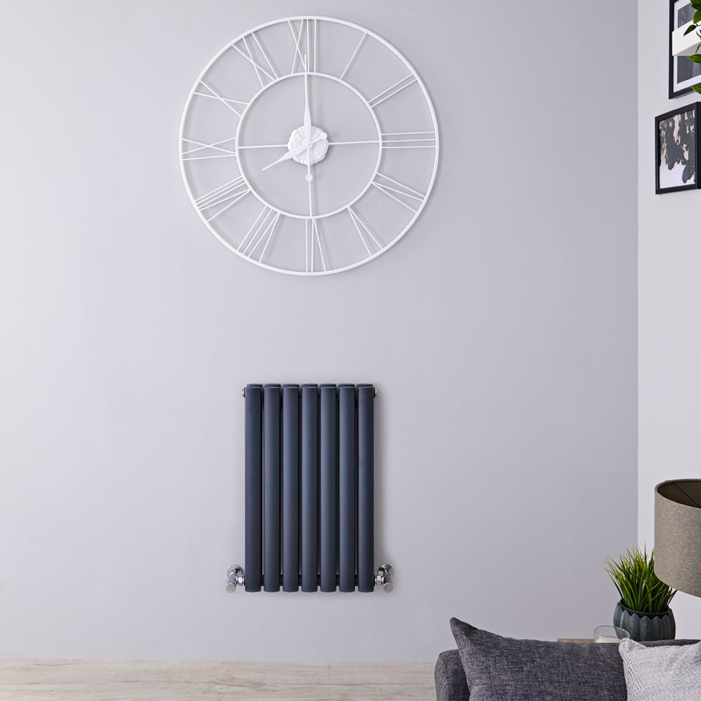 Revive Designradiator Horizontaal Antraciet 63,5cm x 41,5cm x 7,8cm 652 Watt