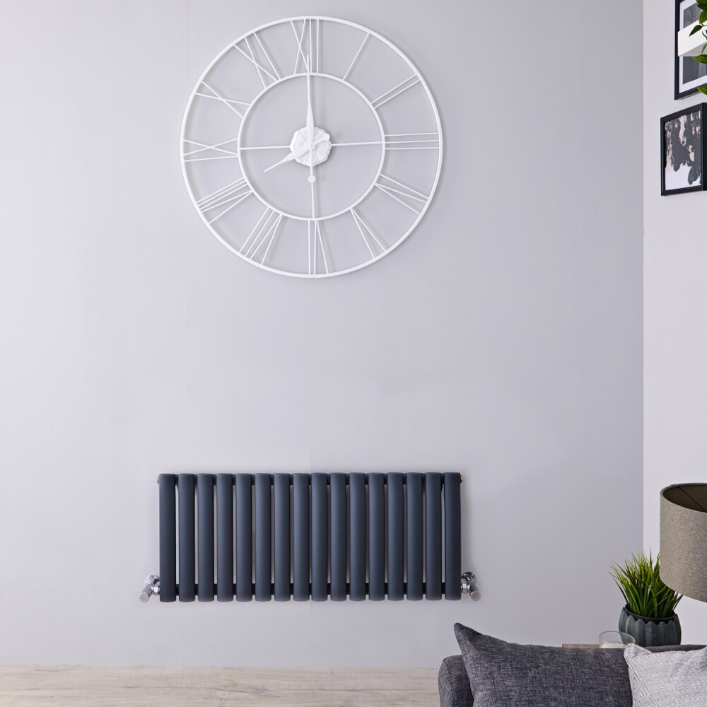 Revive Design Radiator Horizontaal Antraciet 40cm x 100cm x 5,6cm 691Watt