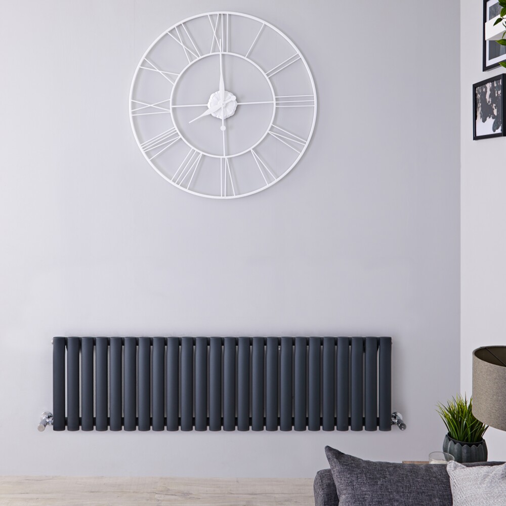 Revive Design Radiator Horizontaal Antraciet 40cm x 141,1cm x 5,6cm 975Watt