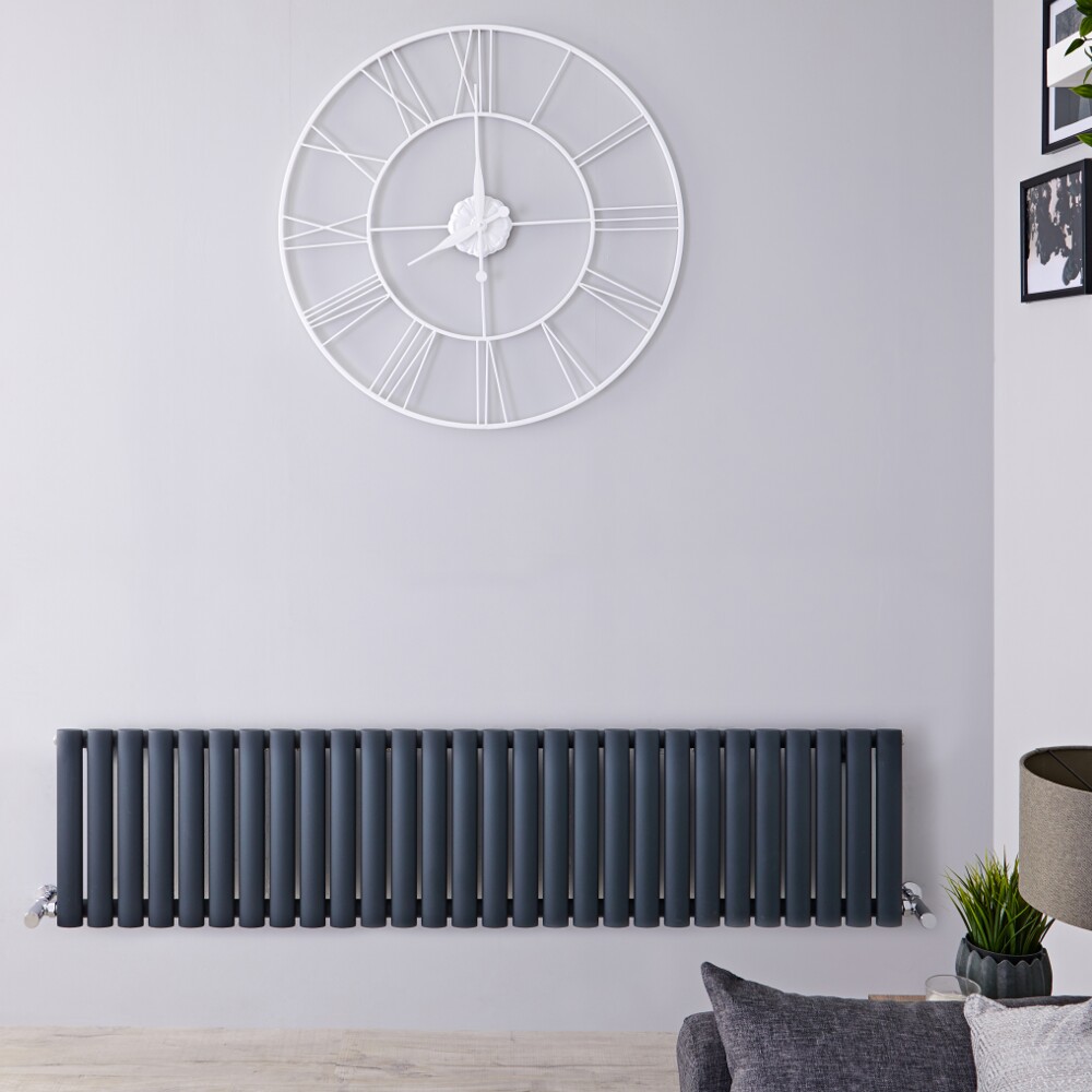 Revive Design Radiator Horizontaal Antraciet 40cm x 164,7cm x 5,6cm 1138Watt