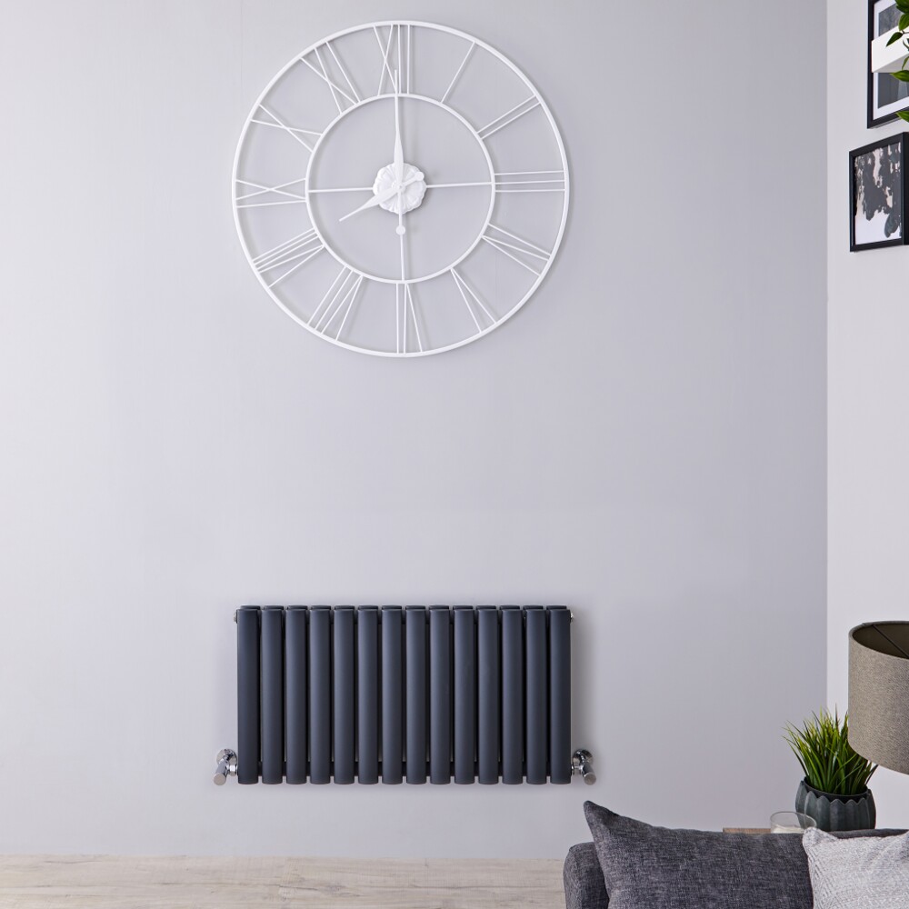 Revive Design Radiator Horizontaal Antraciet 40cm x 83,4cm x 7,8cm 619Watt