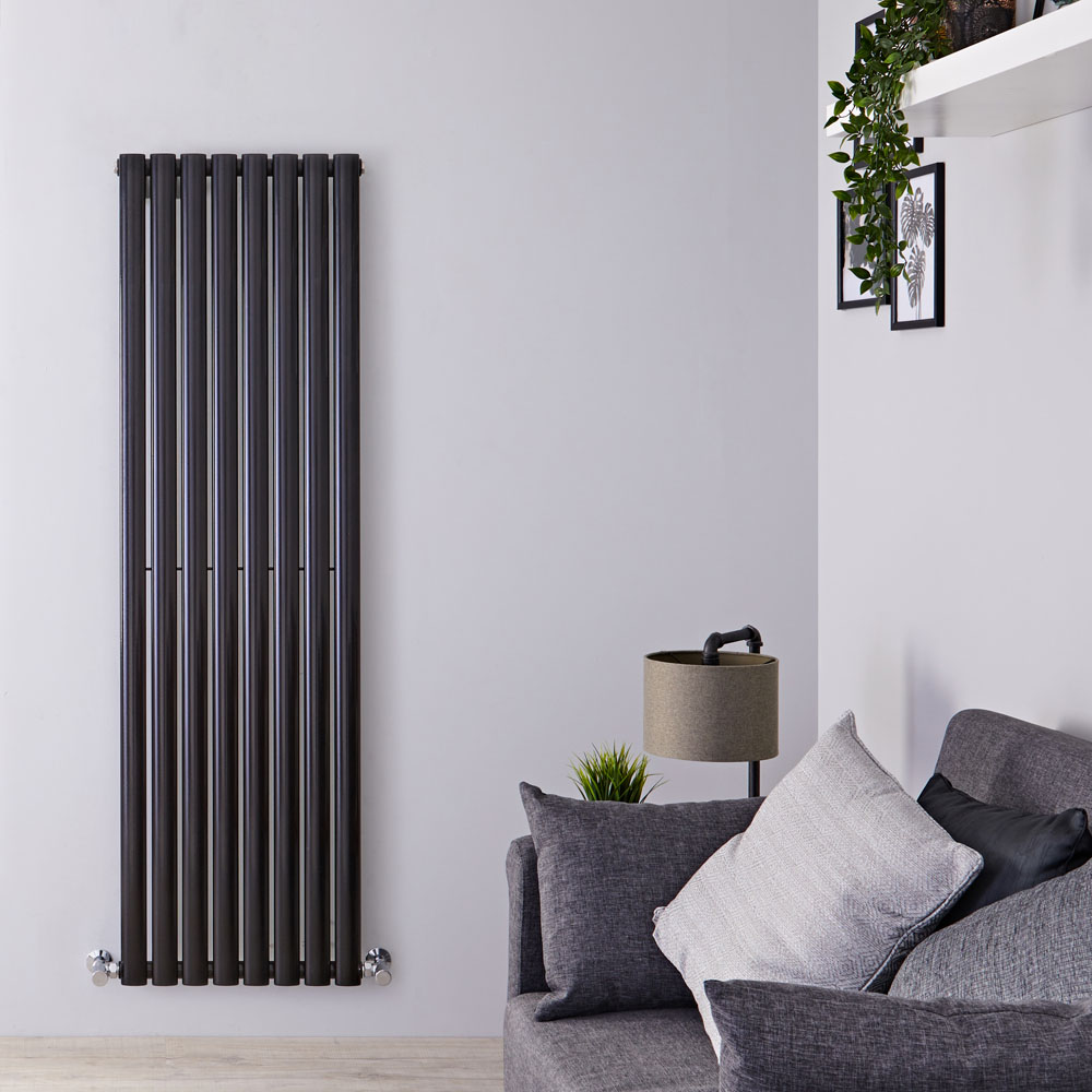 Revive Designradiator Verticaal Zwart 160cm x 113,5cm x 5,6cm 1122 Watt