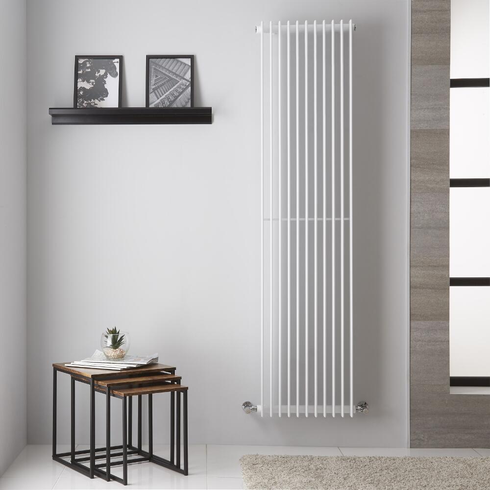 Arezzo Designradiator Verticaal Wit 180cm x44,5cm 1428Watt