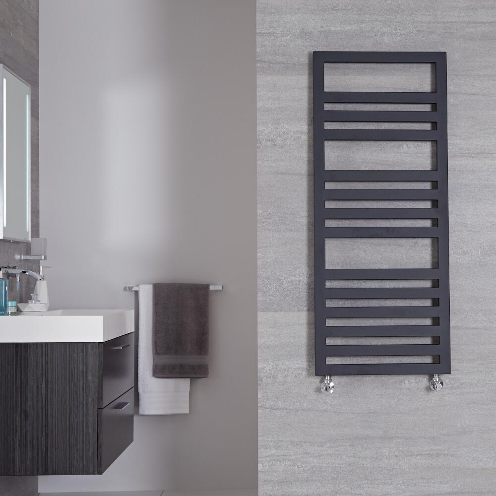 Urbino Designer Handdoekradiator Antraciet 120cm x 50cm 618Watt