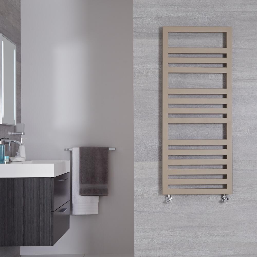 Ponza Designer Handdoekradiator Mineraal Kwarts 120cm x 50cm 618Watt