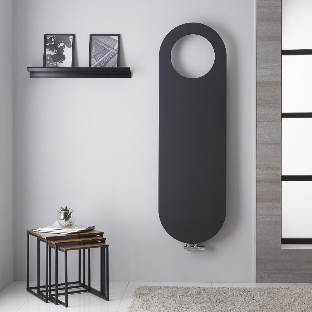 Vulcano Designradiator Verticaal Antraciet 159,9cm x 49cm 729Watt