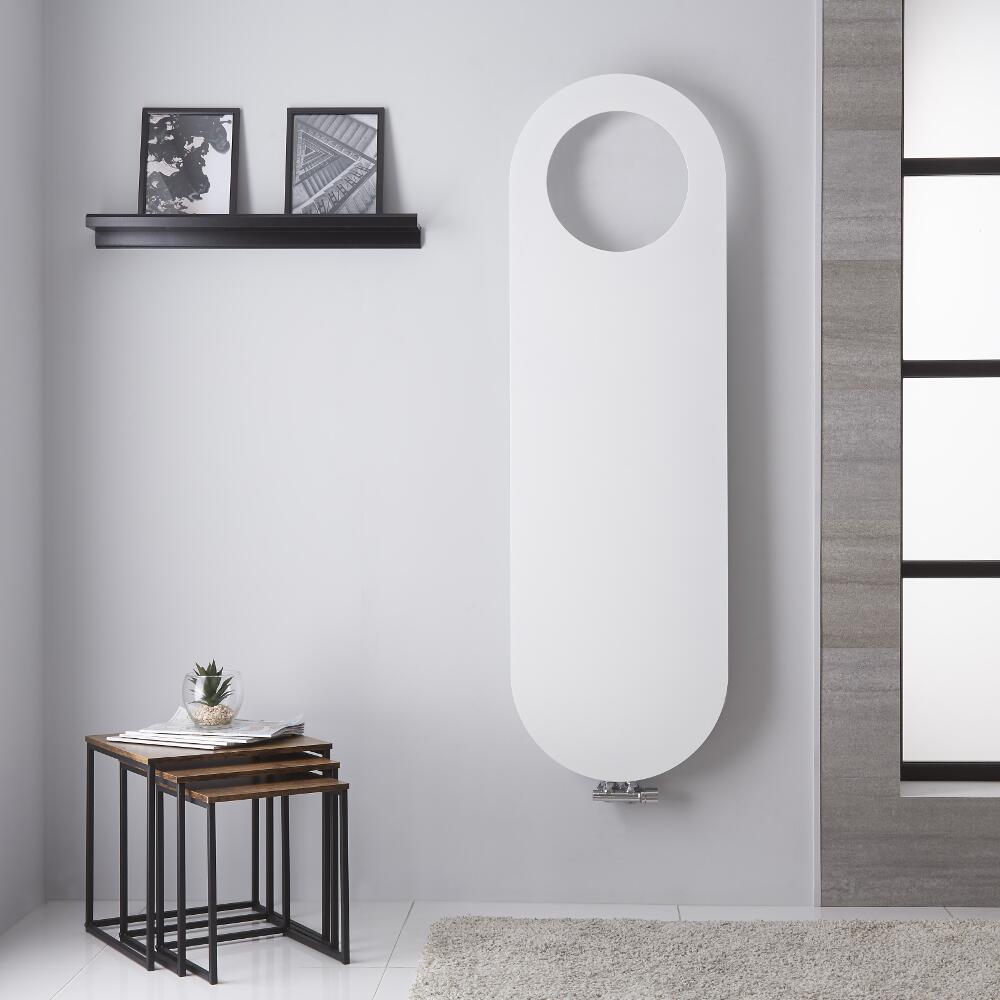 Atrani Designradiator Verticaal Mineraal Wit 159,9cm x 49cm 729Watt