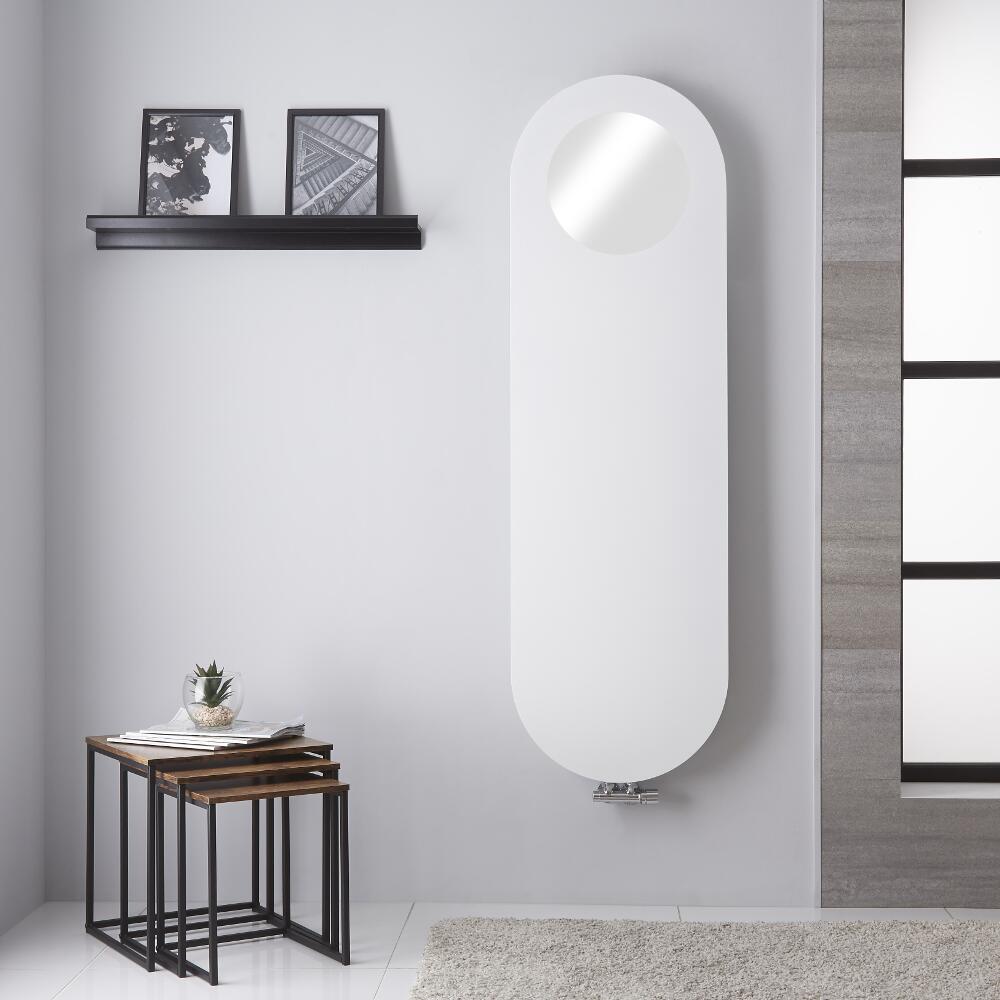 Atrani Spiegelradiator Verticaal Wit 159,5 x 49 cm 729Watt