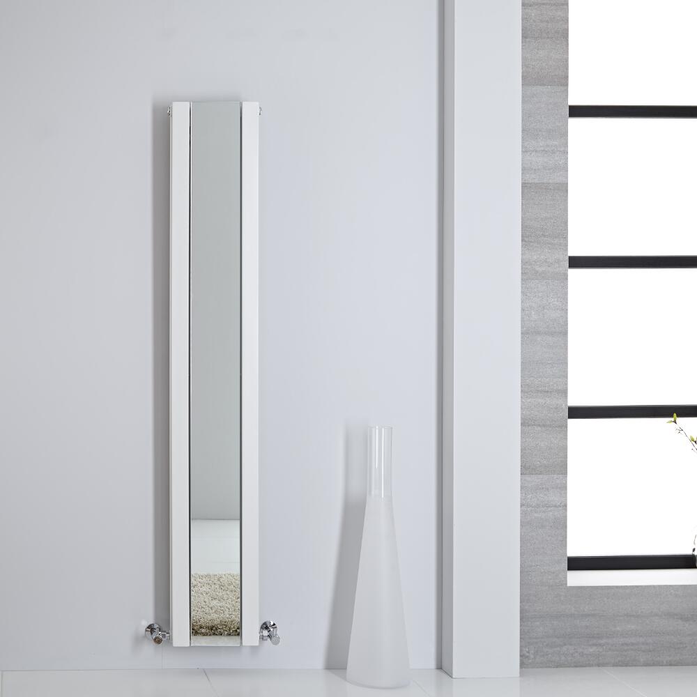 Sloane Spiegelradiator Verticaal Dubbelpaneel 160m x 26,5cm x 7,2cm Wit 789 Watt