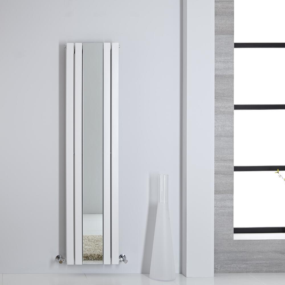 Sloane Spiegelradiator Dubbelpaneel 160cm x 38,5cm x 7,2cm Wit 1212Watt