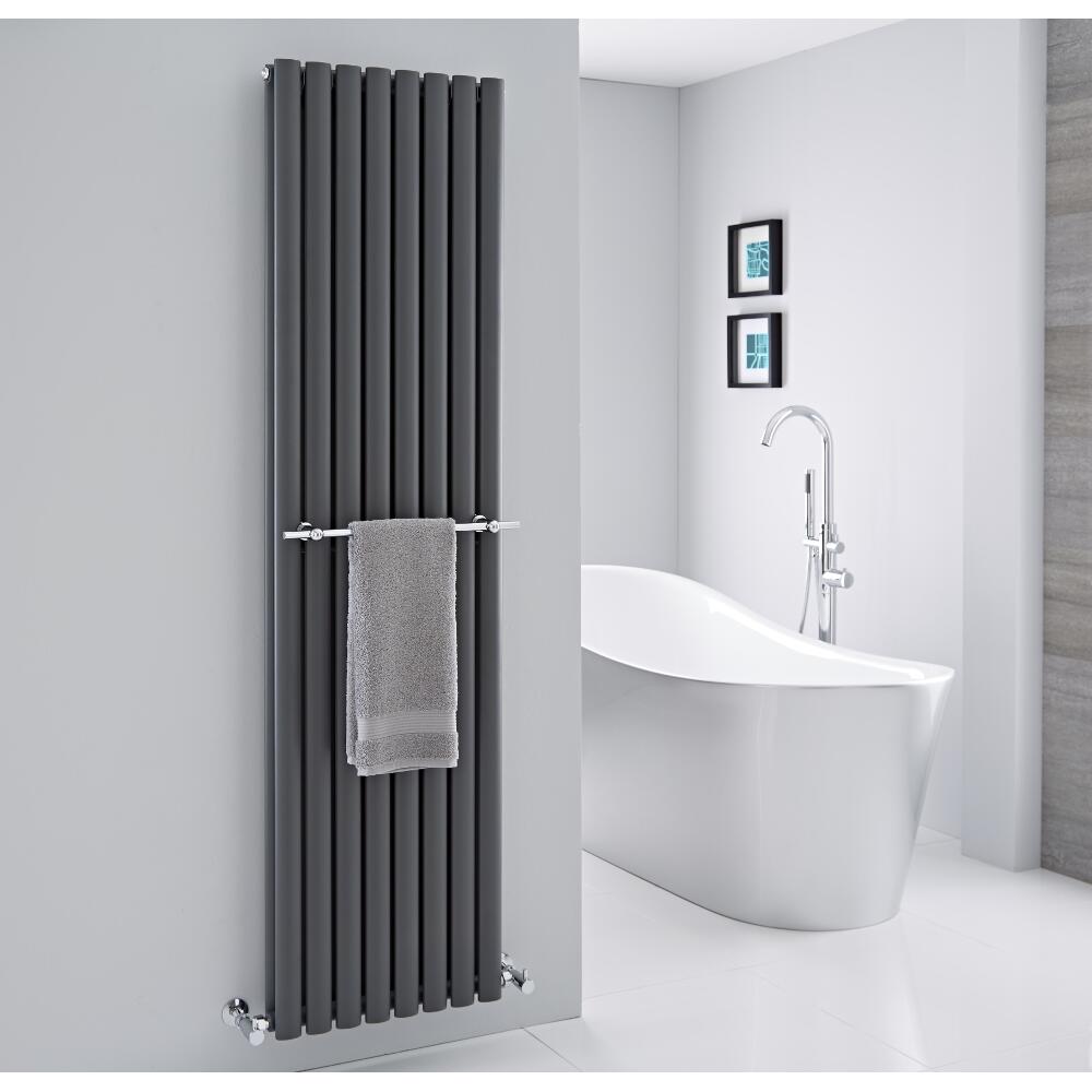 Handdoekrek Radiator geschikt voor Revive & Delta Design Radiatoren - 47cm - Chroom