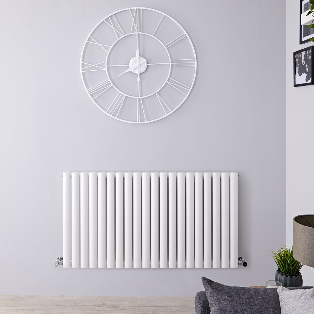 Revive Designradiator Horizontaal Wit 63,5cm x 118cm x 5,6cm 1194 Watt