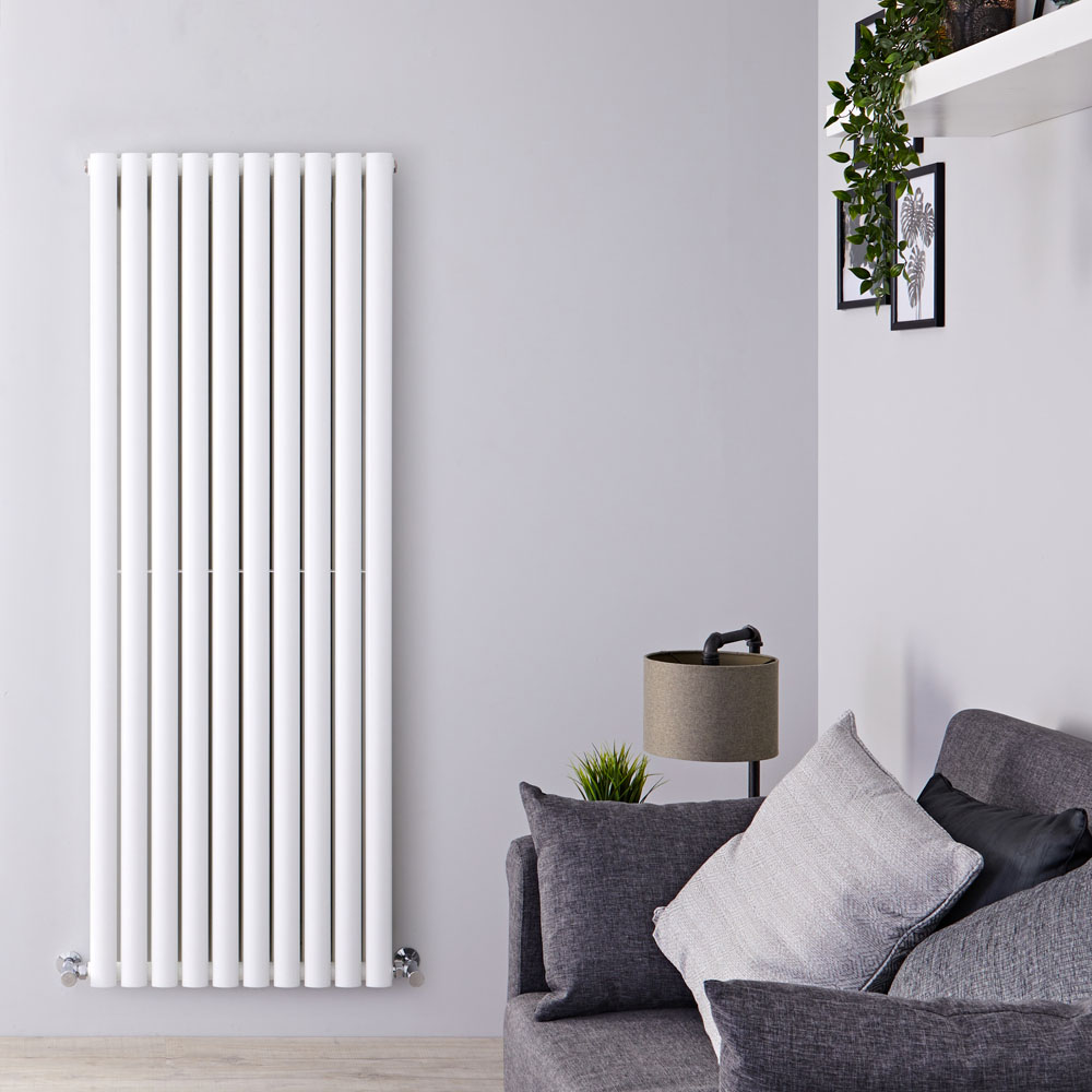 Revive Designradiator Verticaal Wit 160cm x 59cm x 7,8cm 2047 Watt