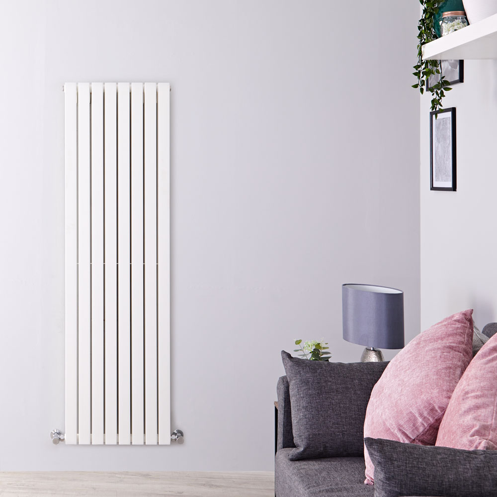 Sloane Designradiator Verticaal Wit 160cm x 47,2cm x 7,2cm 1591 Watt