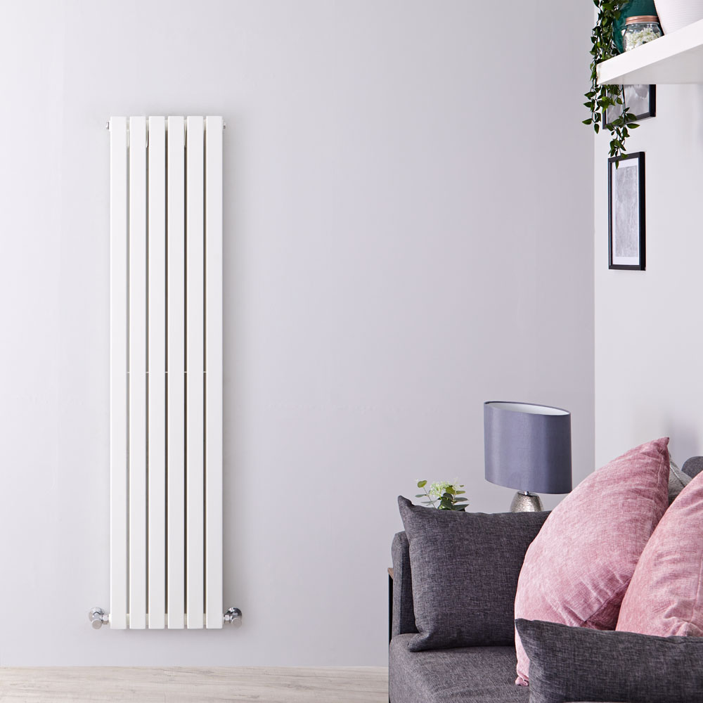 Sloane Designradiator Verticaal Wit 160cm x 35,4cm x 7,2cm 1193 Watt