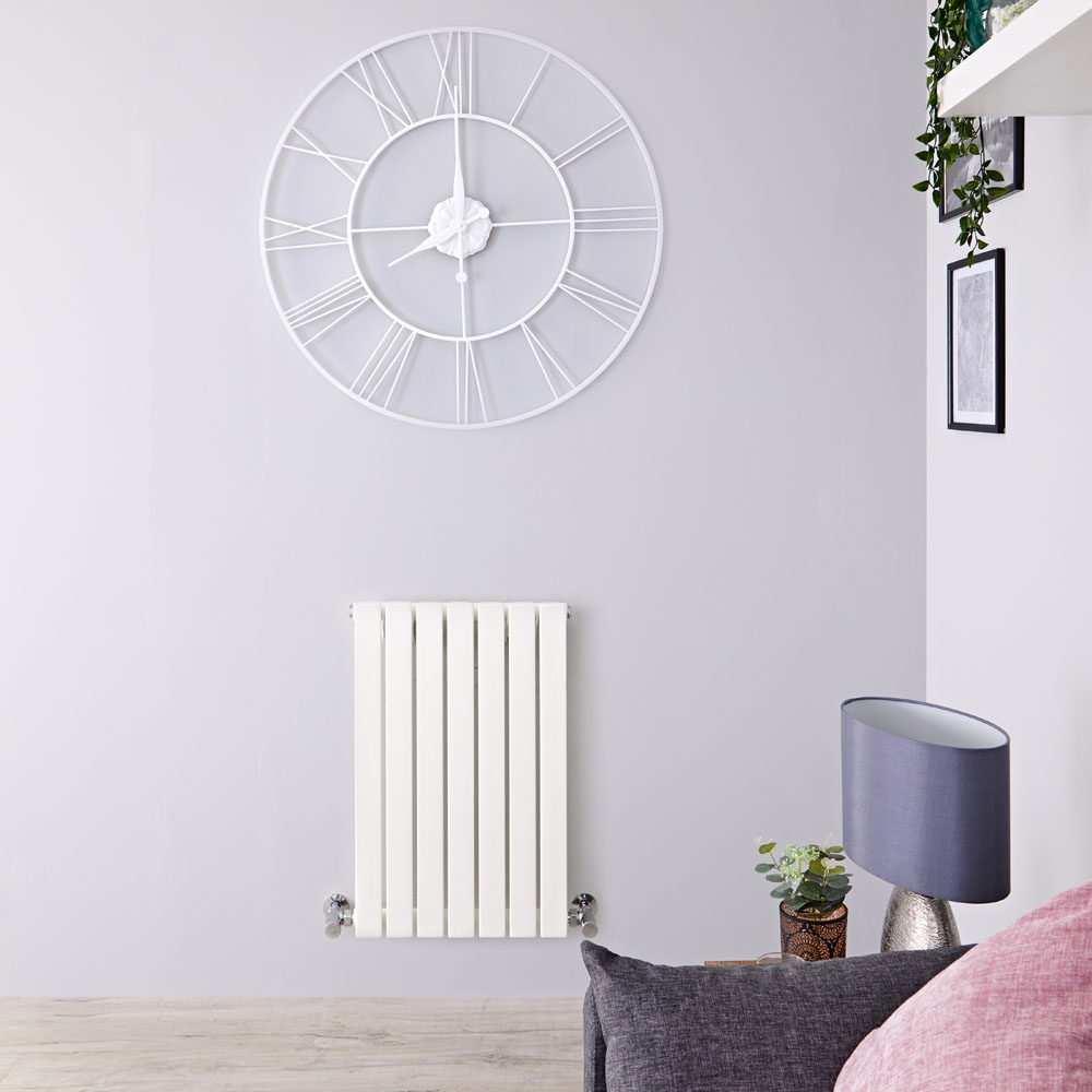 Sloane Designradiator Horizontaal Wit 63,5cm x 42cm x 5,4cm 421 Watt