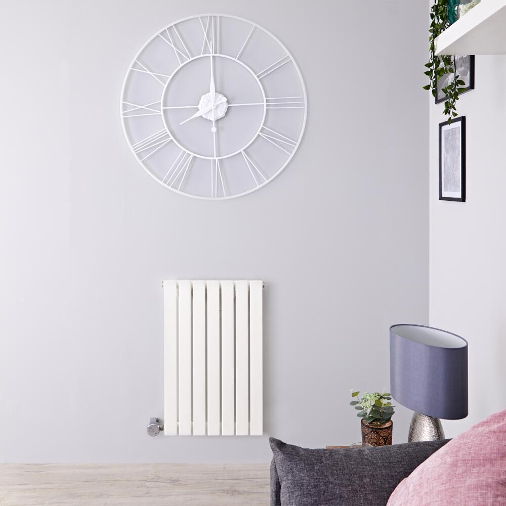 Designradiator Elektrisch Thermostatisch Horizontaal Wit 63,5cm x 42cm | Sloane