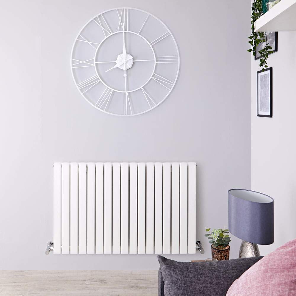 Sloane Designradiator Horizontaal Wit 63,5cm x 100cm x 5,4cm 1022 Watt