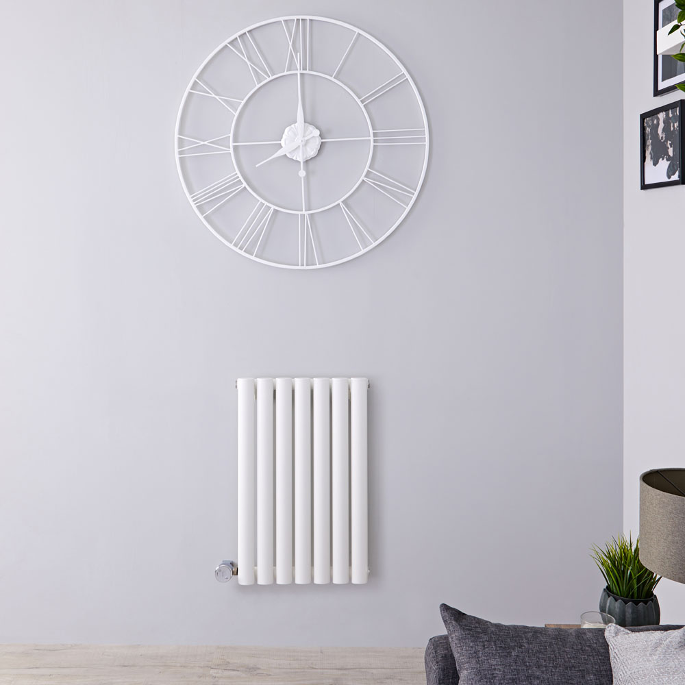 Designradiator Elektrisch Thermostatisch Horizontaal Wit 63,5cm x 41,5cm | Revive