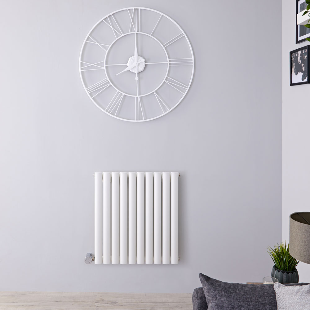 Revive Designradiator Elektrisch Horizontaal Wit 63,5cm x 59,5cm x 5,5cm