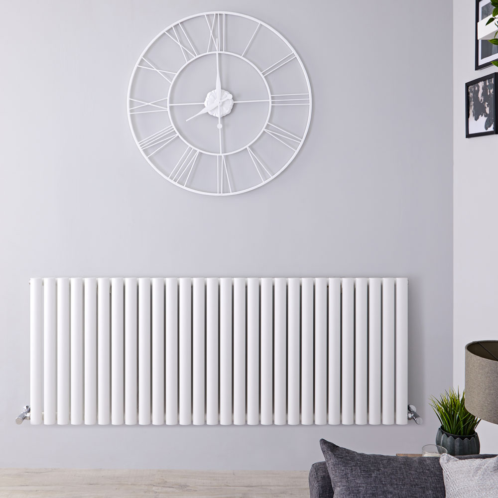 Revive Designradiator Horizontaal Wit 63,5cm x 164,7cm x 5,6cm 1671 Watt