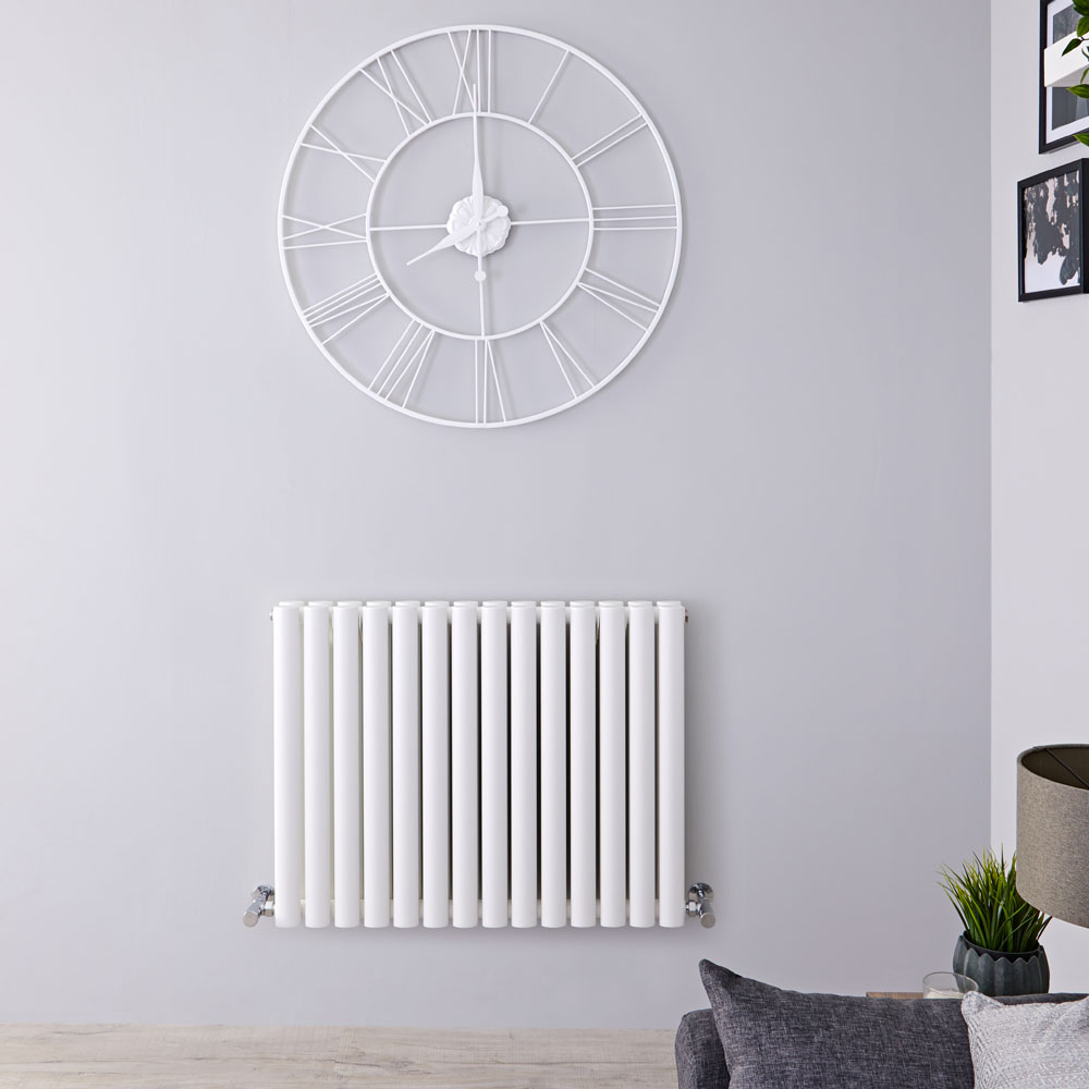 Revive Designradiator Horizontaal Wit 63,5cm x 83,4cm x 7,8cm 1304 Watt