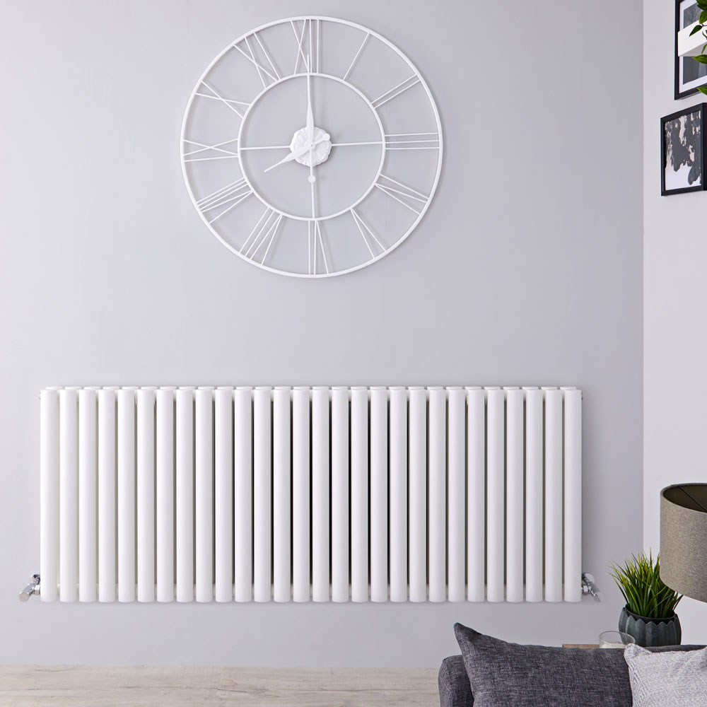 Revive Designradiator Horizontaal Wit 63,5cm x 164,7cm x 7,8cm 2609 Watt