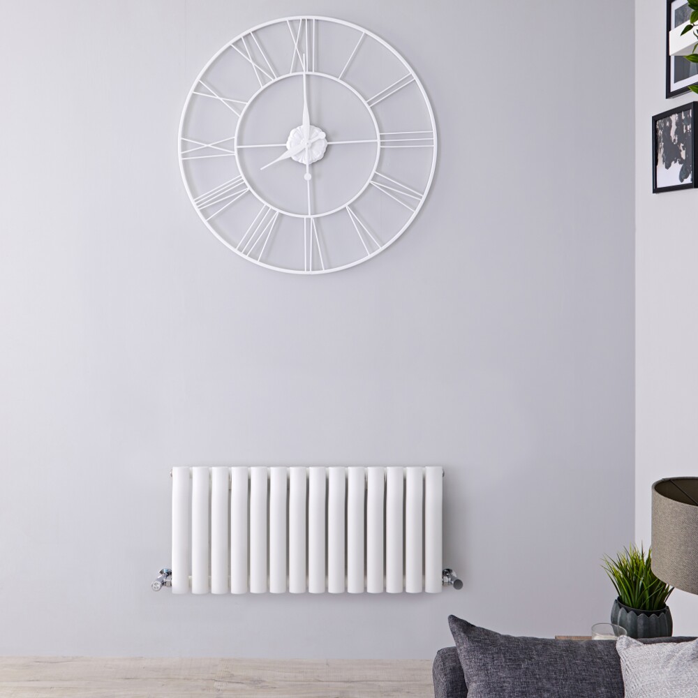 Revive Designradiator Horizontaal Wit 40cm x 83,4cm x 5,6cm 634 Watt
