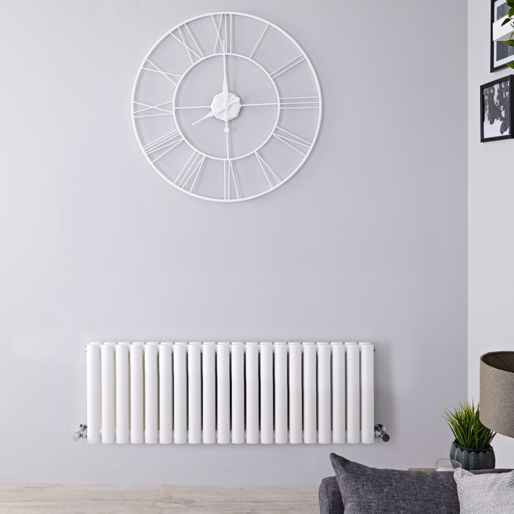Revive Designradiator Horizontaal Wit 40cm x 118cm x 7,8cm 1377 Watt