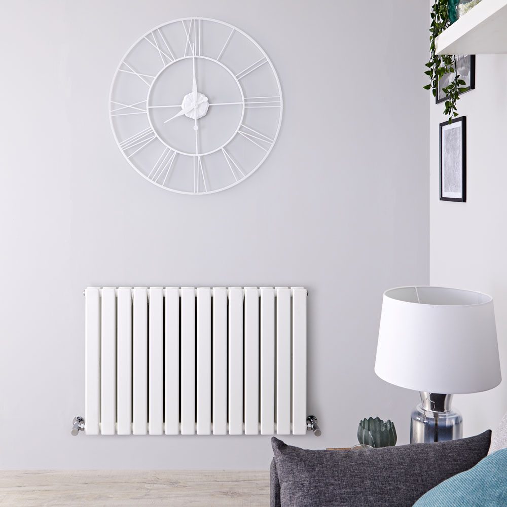 Delta Designradiator Horizontaal Wit 63,5cm x 98cm x 5,8cm 1338 Watt