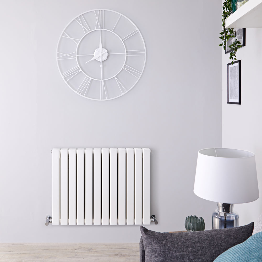 Delta Designradiator Horizontaal Wit 63,5cm x 84cm x 5,8cm 1146 Watt