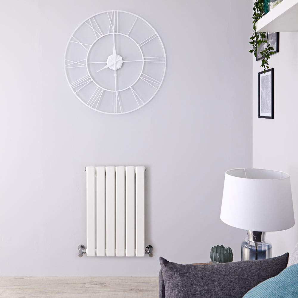 Delta Designradiator Horizontaal Wit 63,5cm x 42cm x 4,6cm 376 Watt