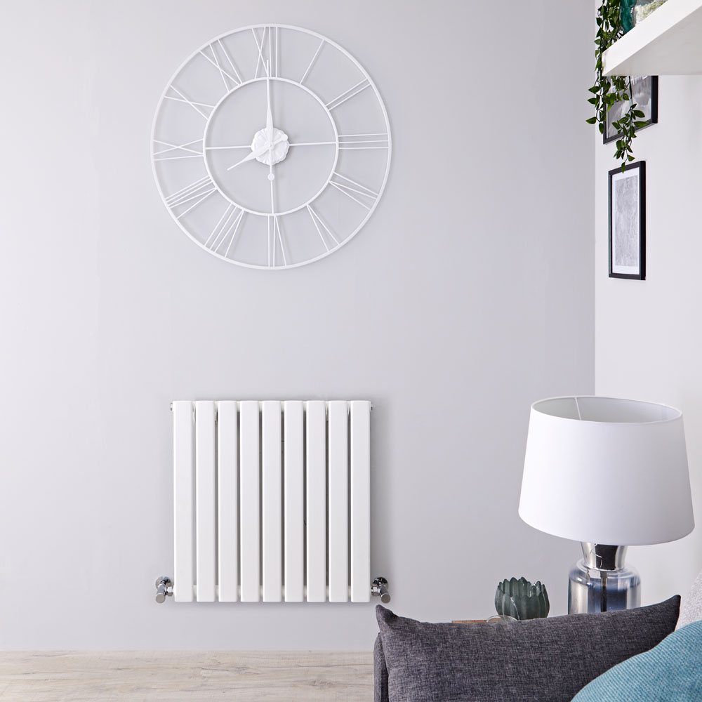 Delta Designradiator Horizontaal Wit 63,5cm x 63cm x 4,6cm 563 Watt