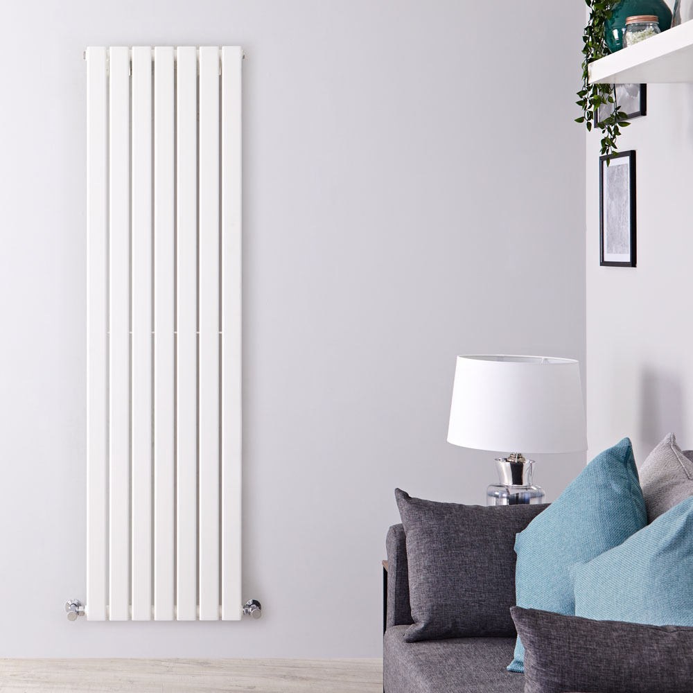 Delta Designradiator Verticaal Wit 160cm x 49cm x 4,7cm 1026 Watt