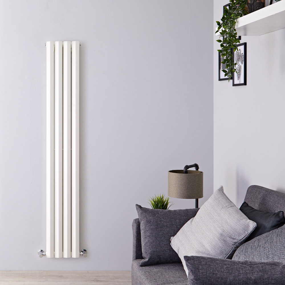 Helius Designradiator Verticaal Wit 160cm x 28cm x 8,6cm 983 Watt