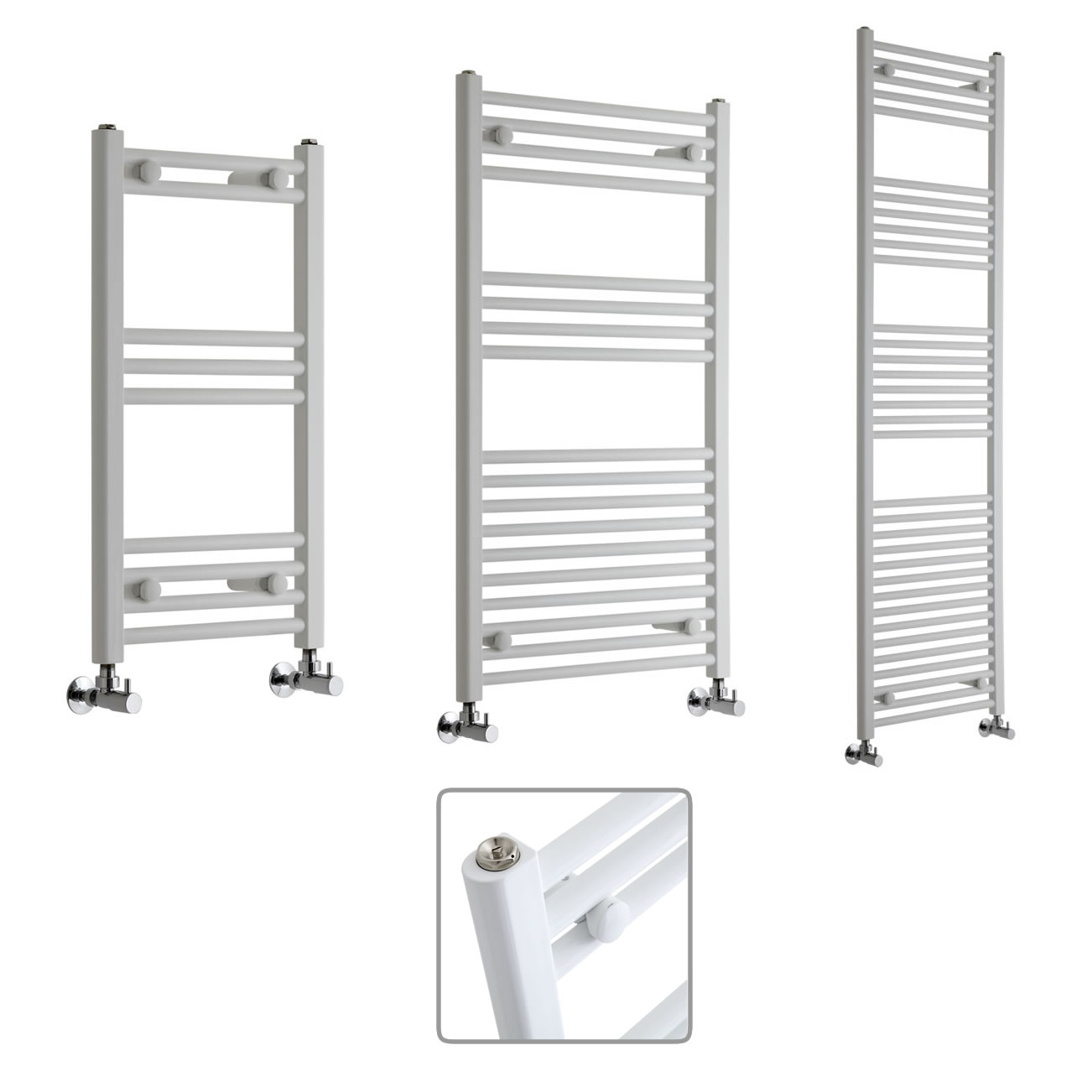 Etna Handdoekradiator Wit - Diverse Maten