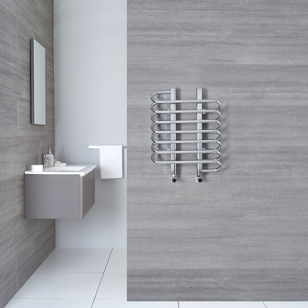 Select Handdoekradiator Chroom 61cm x 50cm x 9,6cm 294 Watt
