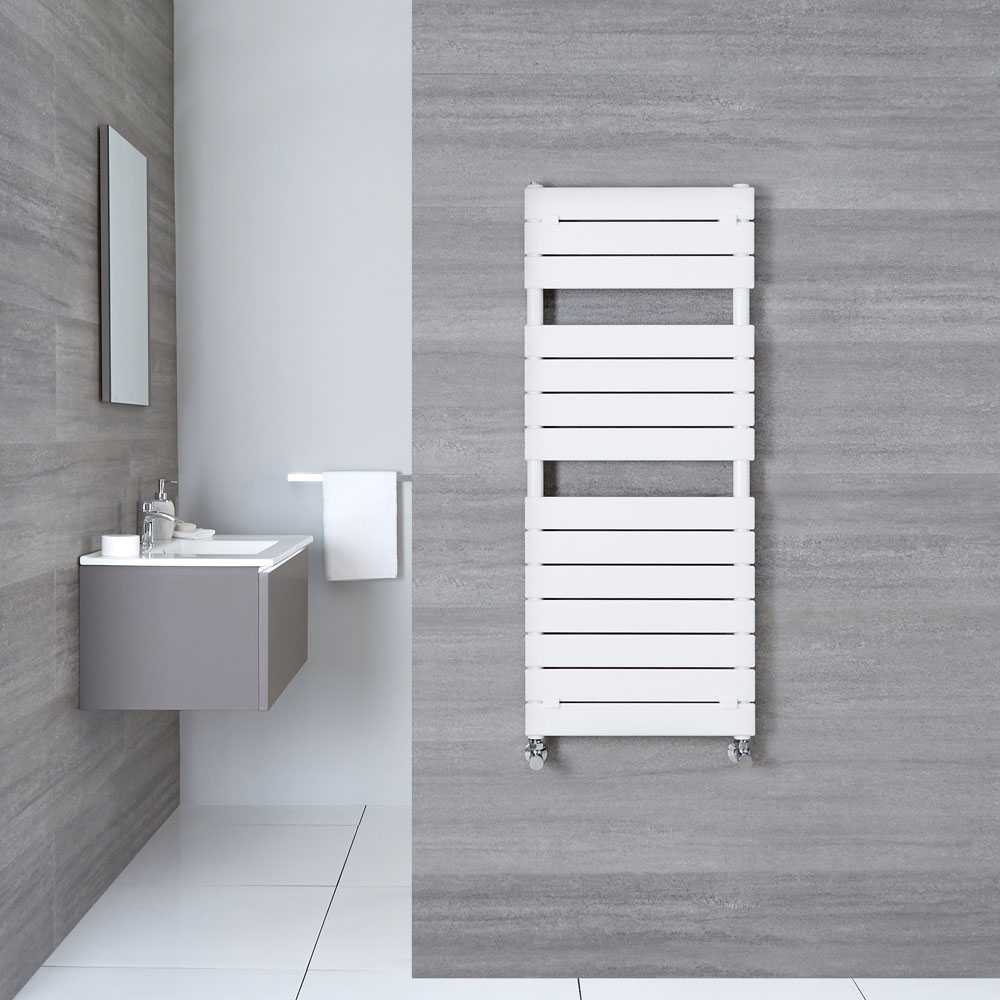 Elgin Handdoekradiator Wit 121,3cm x 50cm x 4,5cm 489 Watt