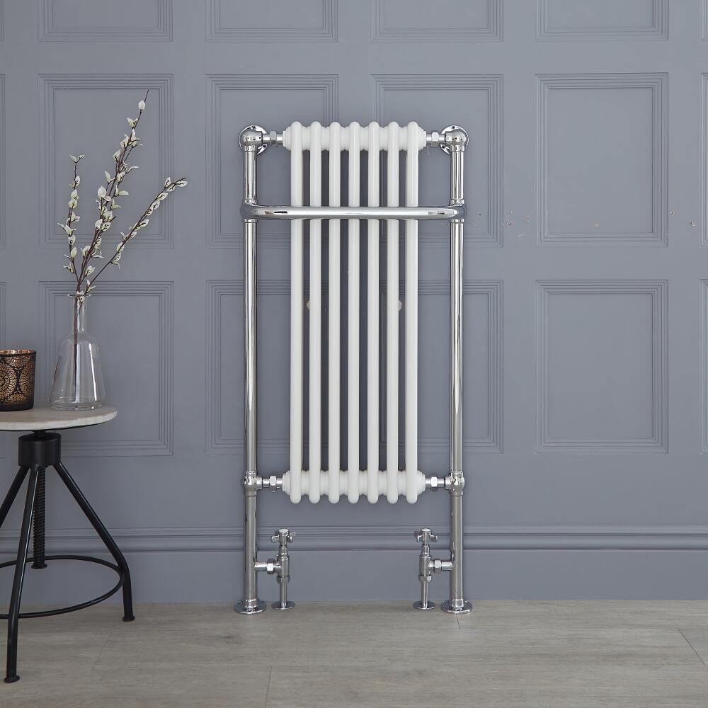 Marquis Handdoekradiator Klassiek Chroom 113cm x 55,3cm x 23cm 960Watt