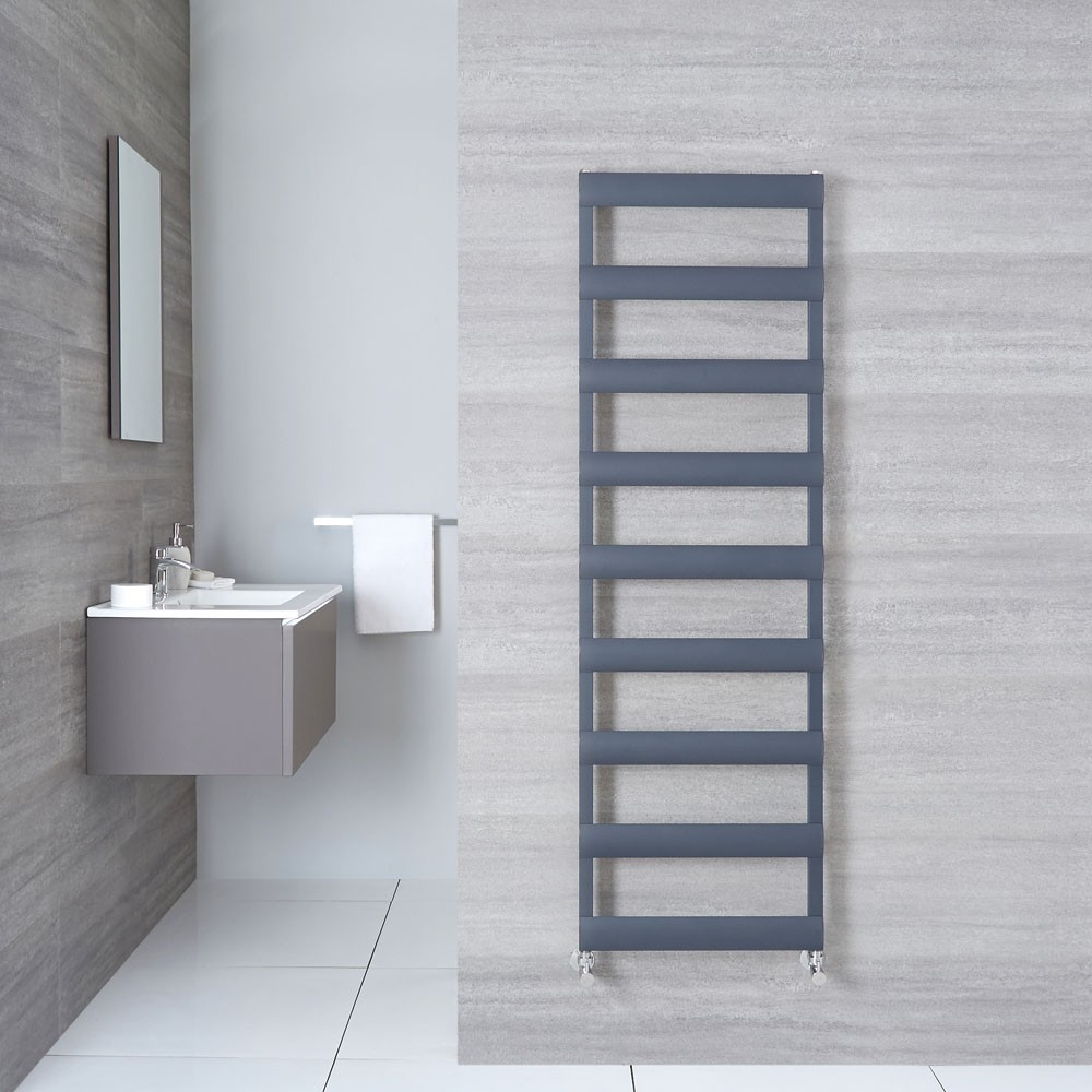Gradus Designer Handdoekradiator Aluminium Antraciet 159cm x 50cm x 36 cm 552Watt