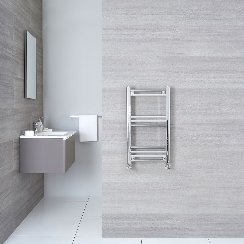 Ischia Handdoekradiator Chroom 70cm x 40cm x 3cm 193 Watt
