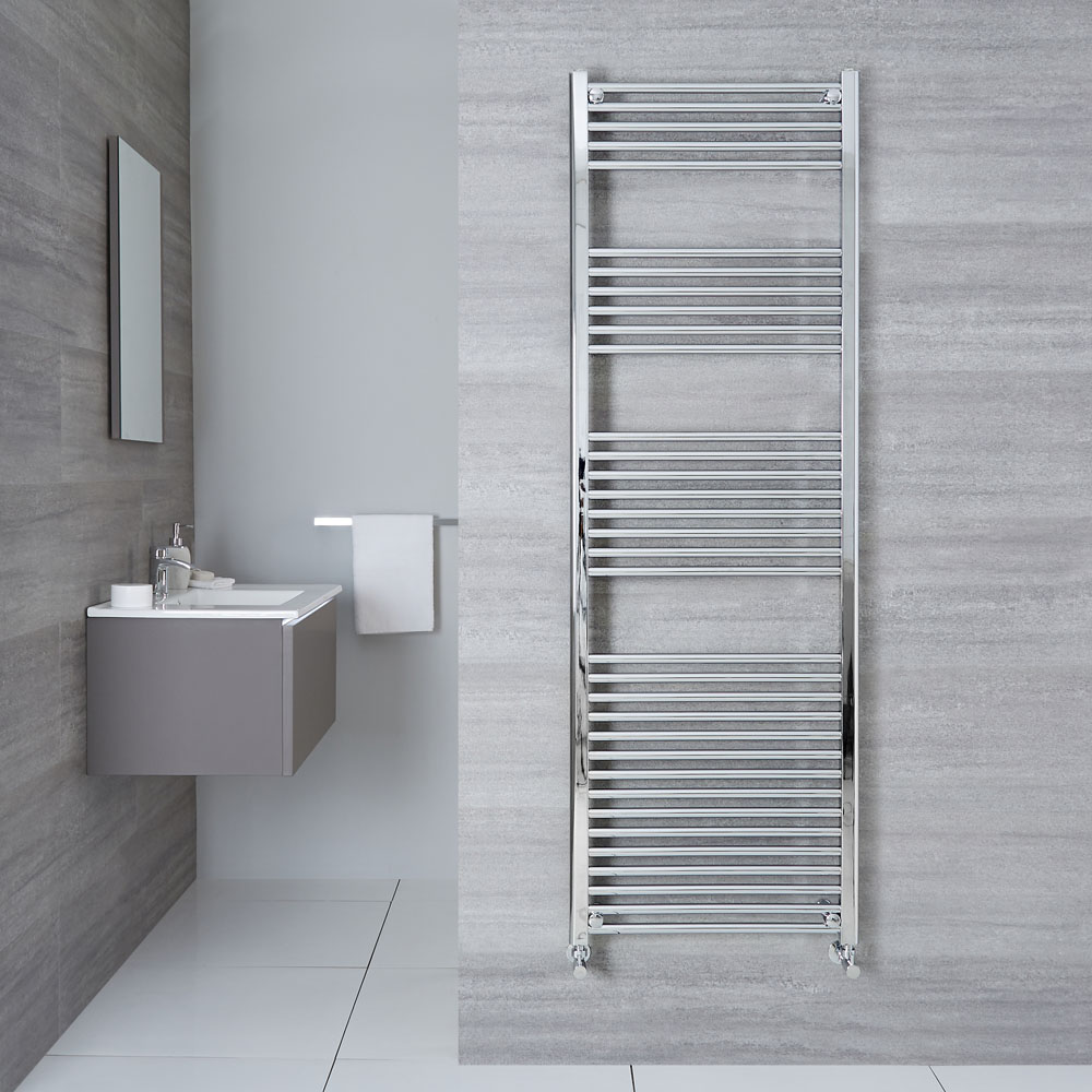 Ischia Handdoekradiator Chroom 180cm x 60cm x 3cm 785 Watt